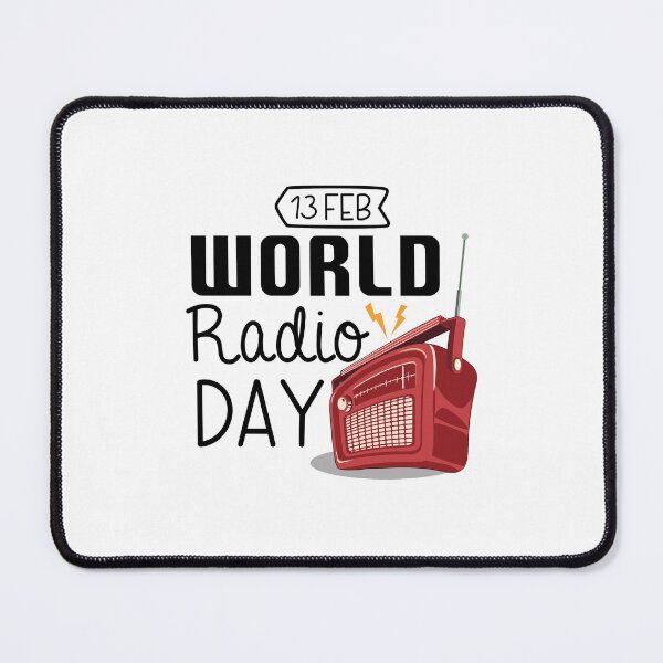 Item preview, 13 February World Radio Day - Wacky Holidays designed and sold by ChemicalXShop.