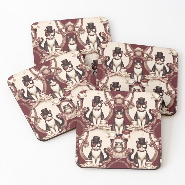 Item preview, Vintage Cat Elegance designed and sold by PattaZone.