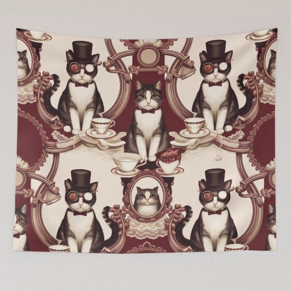 Item preview, Vintage Cat Elegance designed and sold by PattaZone.