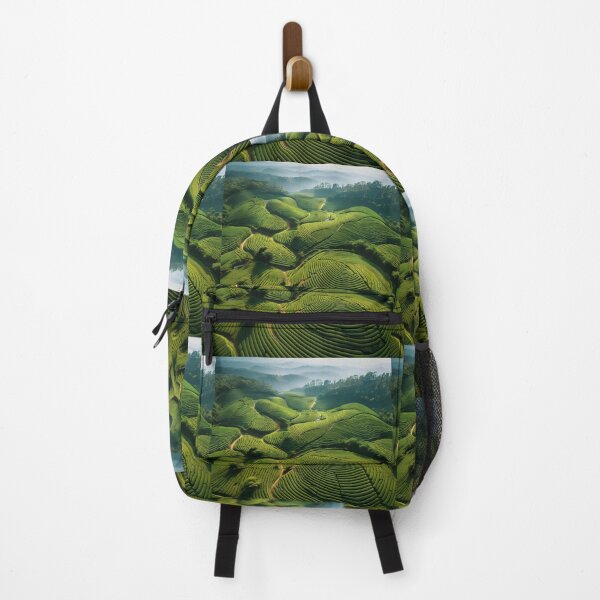 Item preview, Rolling Tea Plantations - Aerial View of Verdant Fields designed and sold by RaiyaTees.