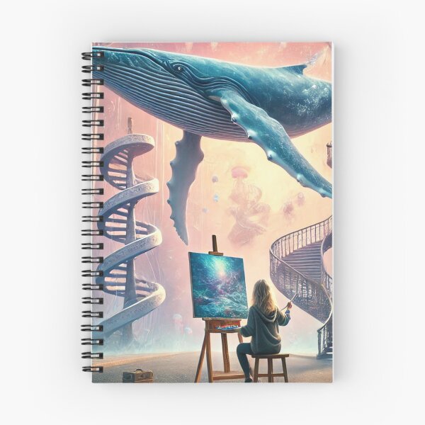 Item preview, Surreal World with a Majestic Whale designed and sold by carries-anatomy.