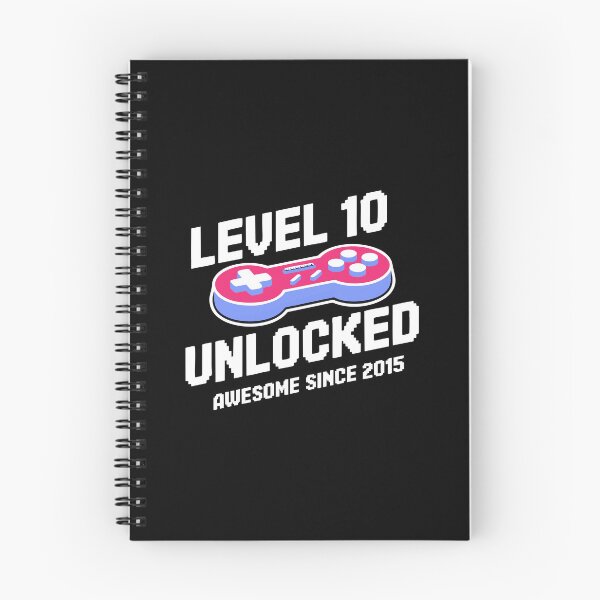 Item preview, Level 10 Unlocked Gamer 10th Birthday 2015 2025 gaming video computer designed and sold by w1ckerman.
