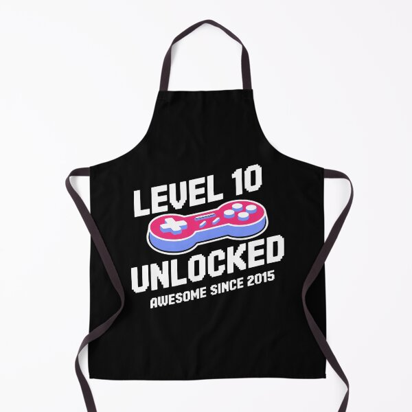 Item preview, Level 10 Unlocked Gamer 10th Birthday 2015 2025 gaming video computer designed and sold by w1ckerman.