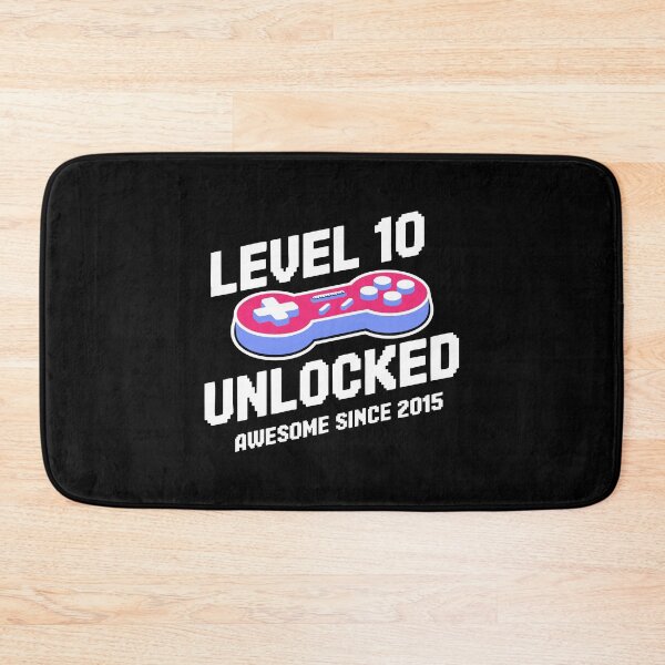 Item preview, Level 10 Unlocked Gamer 10th Birthday 2015 2025 gaming video computer designed and sold by w1ckerman.