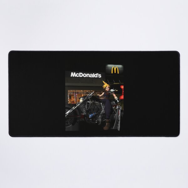 Item preview, Final Fantasy Cloud McDonald's Meme designed and sold by JustPOD.