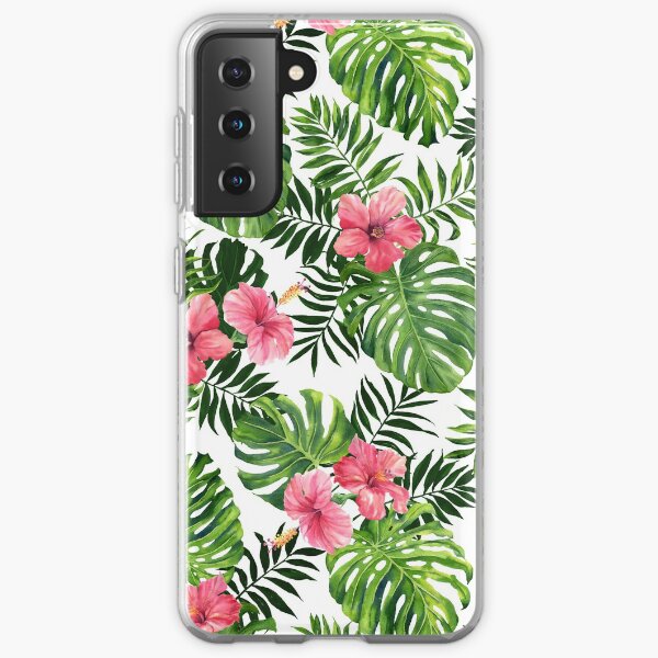 Tropical hibiscus Samsung Galaxy Soft Case