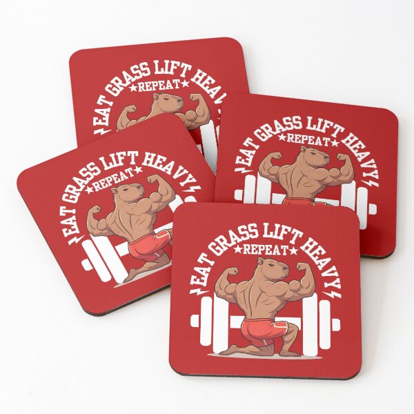 Item preview, Capybara Routine - Eat Grass. Lift Heavy. Repeat designed and sold by The magic  Yellow bus.