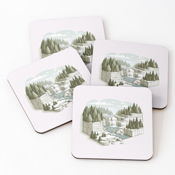 Item preview,  Cuyahoga Valley National Park 3D Sketch – Scenic Ohio Nature Design,   designed and sold by PaintMeWorld.