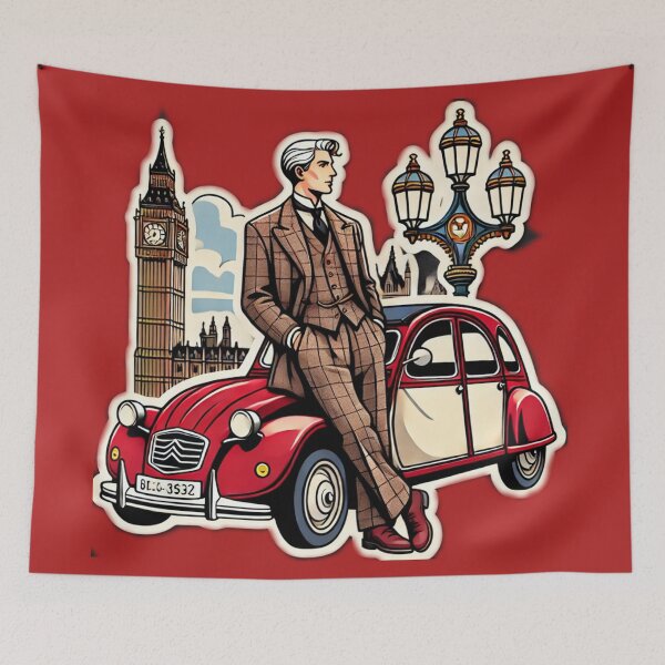 Item preview, "Vintage Elegance in London" designed and sold by Wiredart.