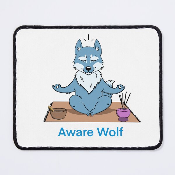 Item preview, Aware Wolf designed and sold by BlueVanCreative.