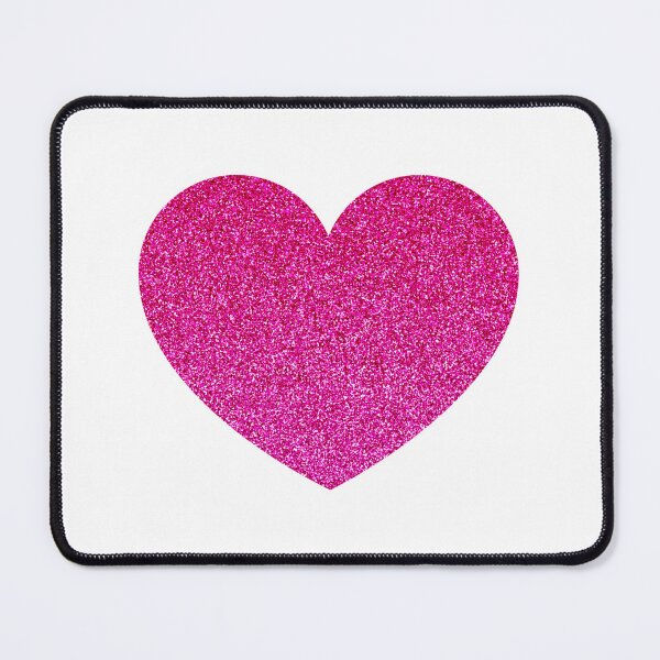 Item preview, Minimalist Pink Glittered Heart - Sparkling! designed and sold by erkabees.