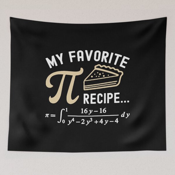 Item preview, My Favorite Pi Recipe Funny Math Pun designed and sold by Designer-Girl.