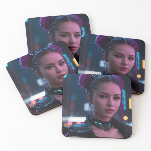 Item preview, Cyberpunk Woman Portrait designed and sold by papi1998.