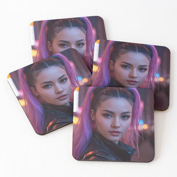 Item preview, Cyberpunk Woman Portrait designed and sold by papi1998.