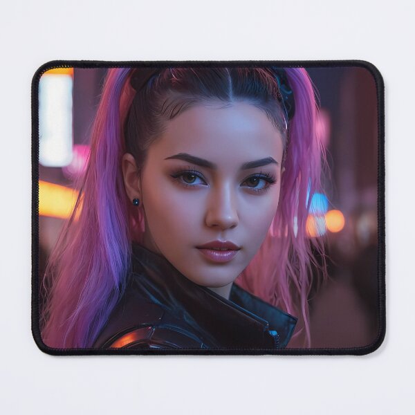 Item preview, Cyberpunk Woman Portrait designed and sold by papi1998.
