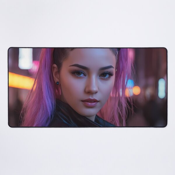 Item preview, Cyberpunk Woman Portrait designed and sold by papi1998.