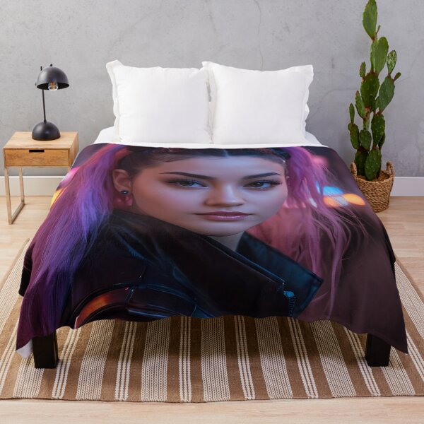 Item preview, Cyberpunk Woman Portrait designed and sold by papi1998.