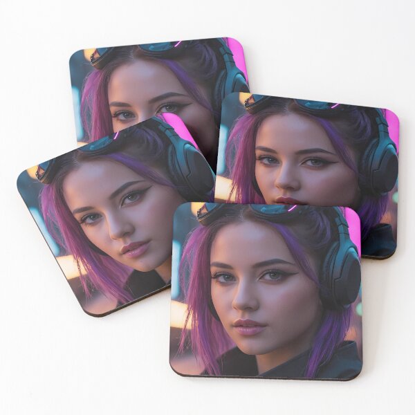 Item preview, Cyberpunk Woman Portrait designed and sold by papi1998.