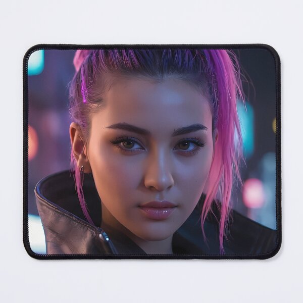 Item preview, Cyberpunk Woman Portrait designed and sold by papi1998.