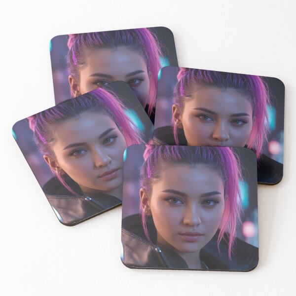 Item preview, Cyberpunk Woman Portrait designed and sold by papi1998.
