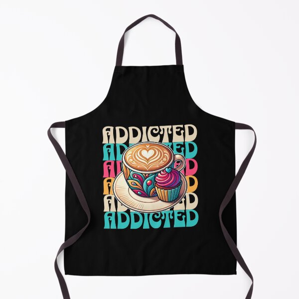 Item preview, Addicted Coffee and Cupcake designed and sold by MaxOutDesign.