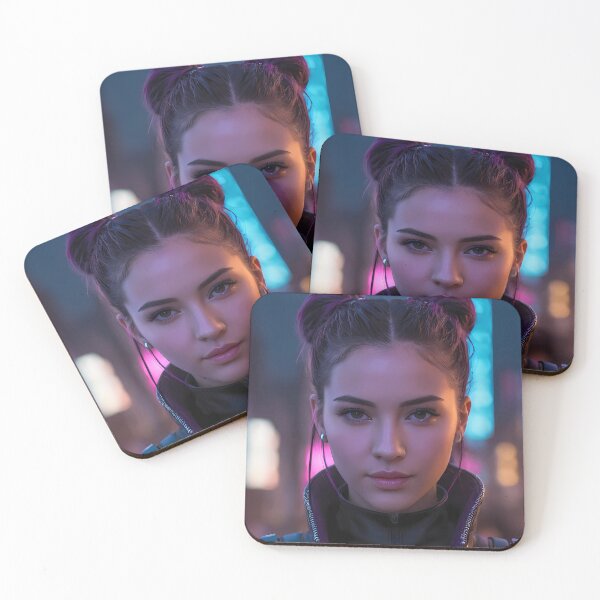 Item preview, Cyberpunk Woman Portrait designed and sold by papi1998.