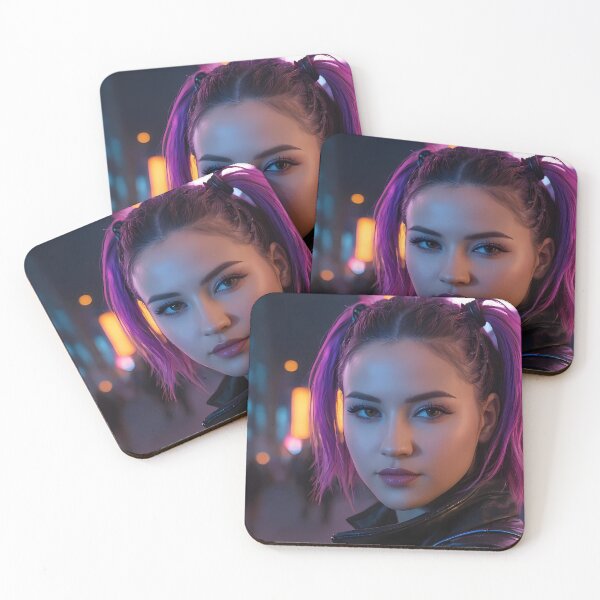 Item preview, Cyberpunk Woman Portrait designed and sold by papi1998.