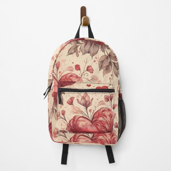 Item preview, A lively heart pattern with bold red hues and artistic textures. designed and sold by TJprint.