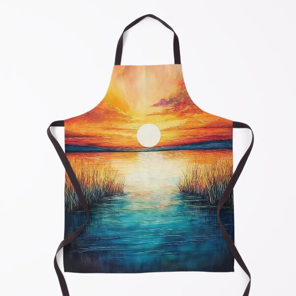 Item preview, Marsh Sunset Symphony - Nature's Color Dance designed and sold by TheSillySartor.