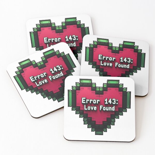 Item preview, Error 143: Love Found - Valentines 2025 - Game theme designed and sold by ArtisticApparell.