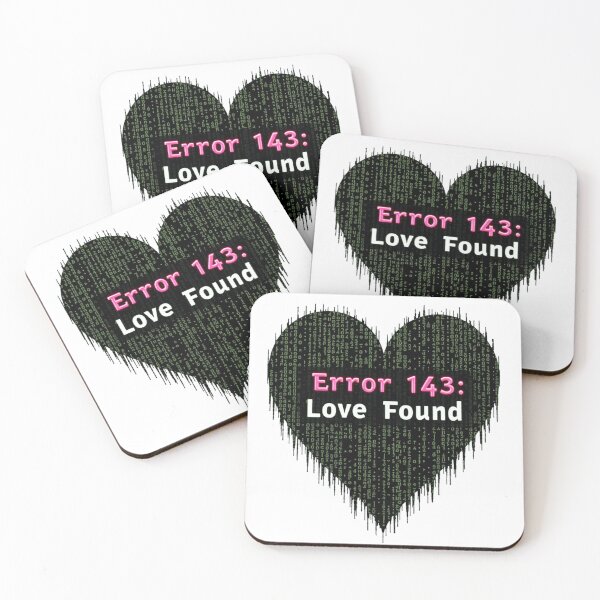 Item preview, Error 143: Love Found - Valentines 2025 - Matrix Version designed and sold by ArtisticApparell.