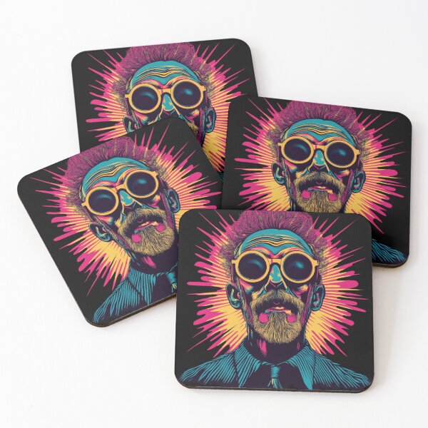 Item preview, Bearded Astronomer - Cosmic Portrait Art designed and sold by VividCore.