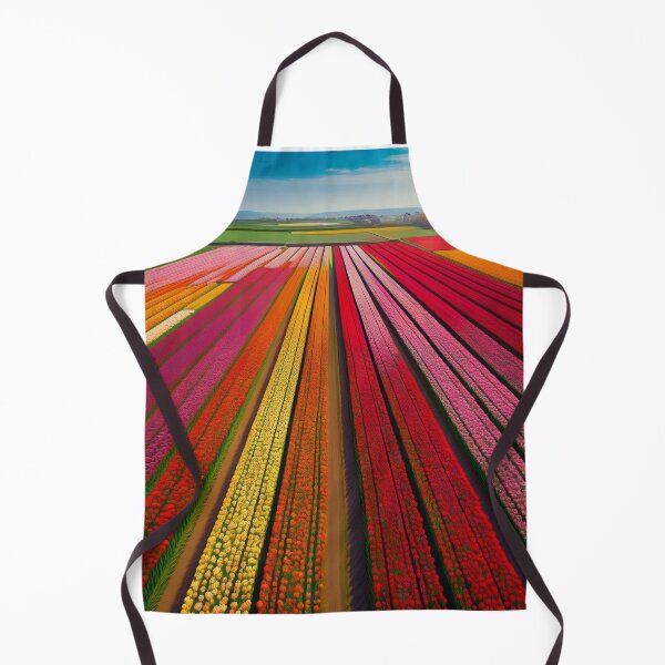 Item preview, Vibrant Rows of Tulip Fields - Nature's Beauty from Above designed and sold by RaiyaTees.