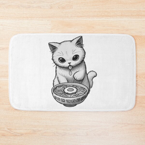 Aperçu de l'œuvre Chat Ramen 21 créée et vendue par S.Lindsay Designs.