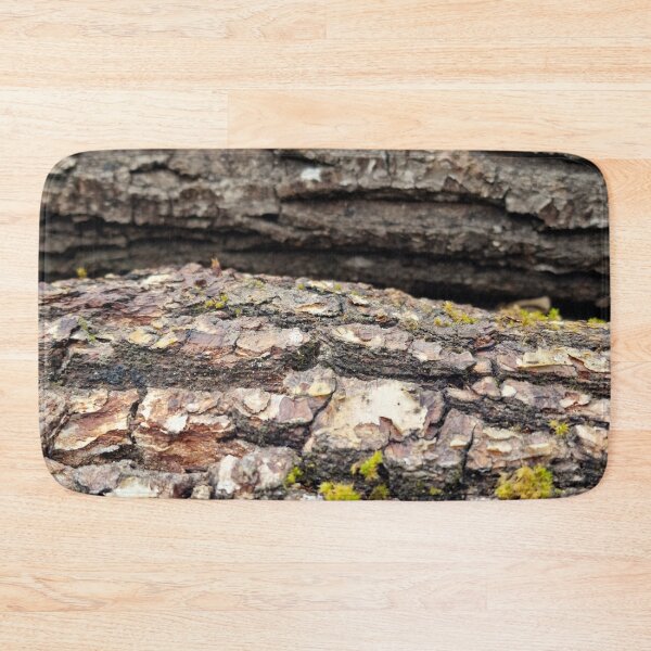 Item preview, Lichen, Moss on Bark of Stacked Wood Logs  designed and sold by Gaboro.