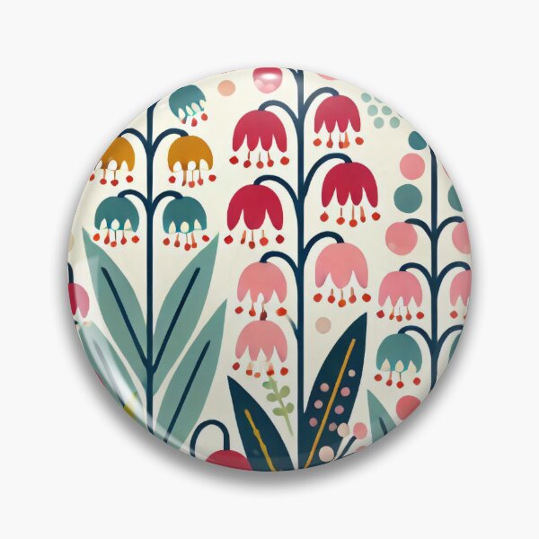 Item preview, Scandinavian Folk Art - Lily of the Valley and Bell Flowers by heidiannemorris designed and sold by FOLK ART FUSION.