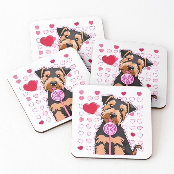 Item preview, Valentine's Day Welsh Terrier Delight designed and sold by GoodyPaws.