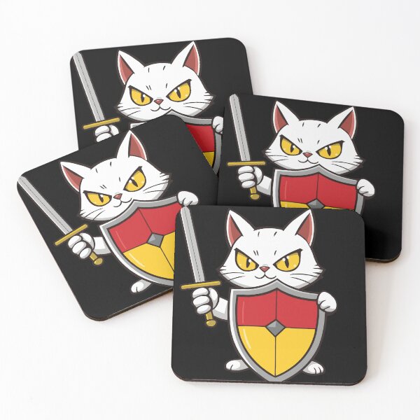 Item preview, White Cat Guards designed and sold by Getup-clothing.