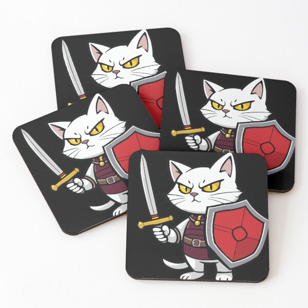 Item preview, White Cat Guards designed and sold by Getup-clothing.