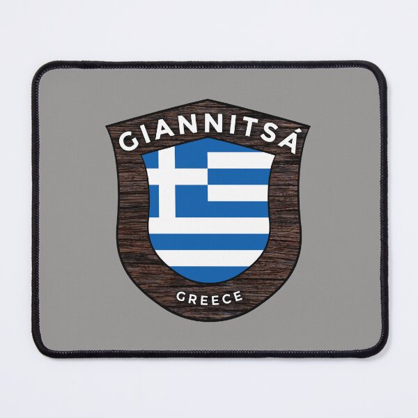 Item preview, Giannitsá Greece Emblem Flag designed and sold by World Designs.