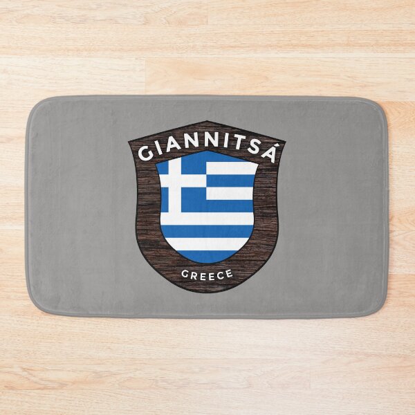 Item preview, Giannitsá Greece Emblem Flag designed and sold by World Designs.