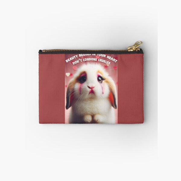 Item preview, Beauty Begins In Your Heart Anti-Cruelty Bunny designed and sold by Shells Graffiti.