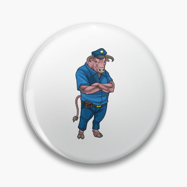 Artikelvorschau, Stier Polizist Polizei entworfen und verkauft von Snabdesign84.