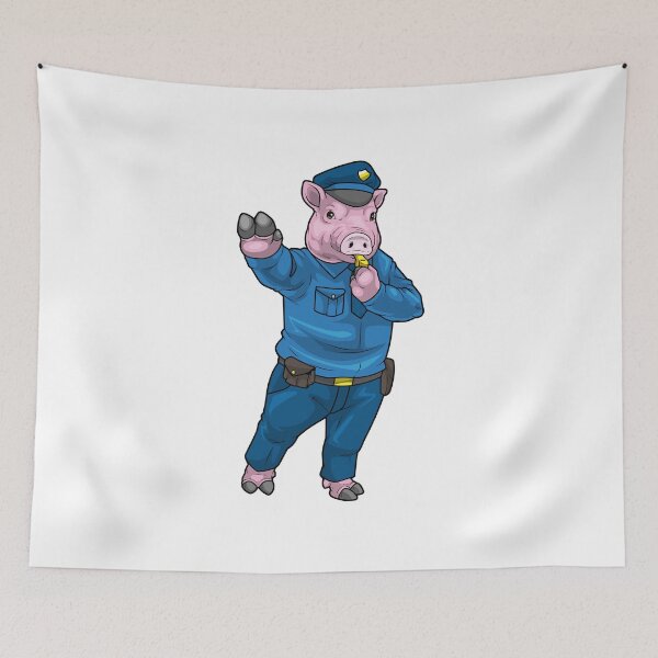 Item preview, Pig Cop Whistle Police designed and sold by Snabdesign84.