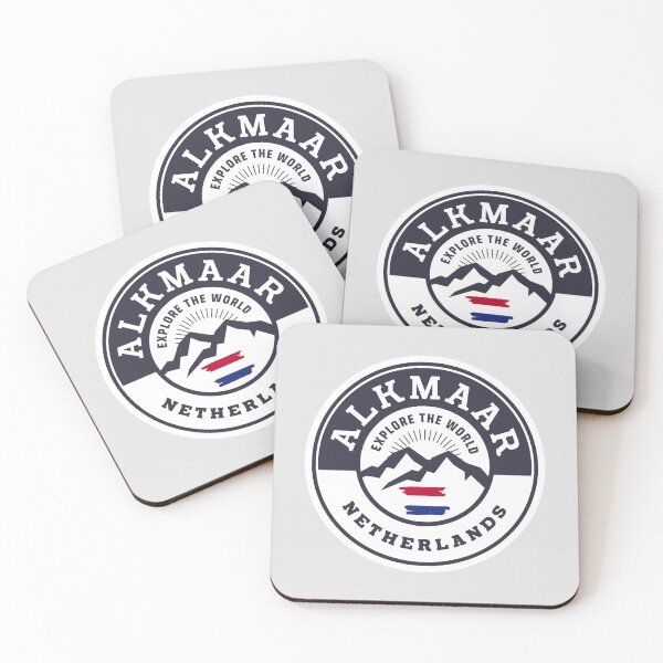 Item preview, Alkmaar Netherlands Black and White Crest designed and sold by World Designs.
