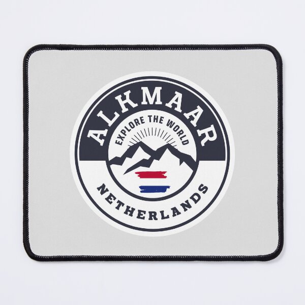 Item preview, Alkmaar Netherlands Black and White Crest designed and sold by World Designs.