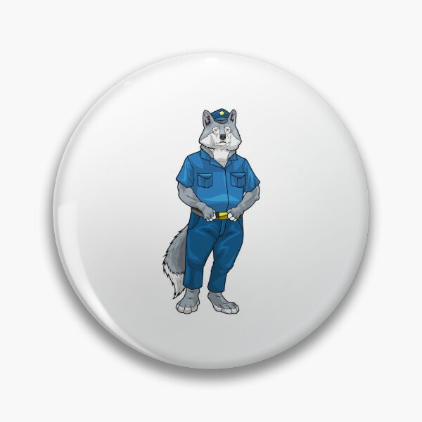 Artikelvorschau, Wolf Polizist Polizei entworfen und verkauft von Snabdesign84.