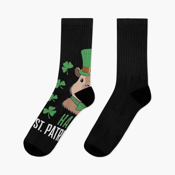 Item preview, Cute Capybara St. Patrick’s Day Green Hat Design designed and sold by love3617.