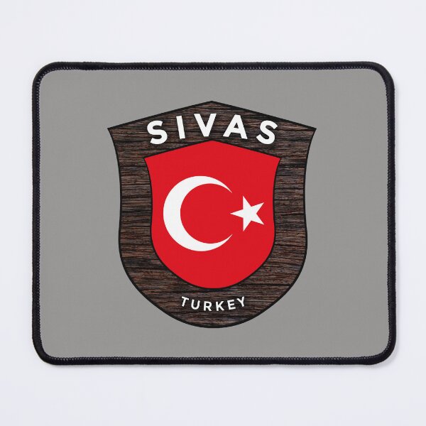 Item preview, Sivas Turkey Emblem Flag designed and sold by World Designs.