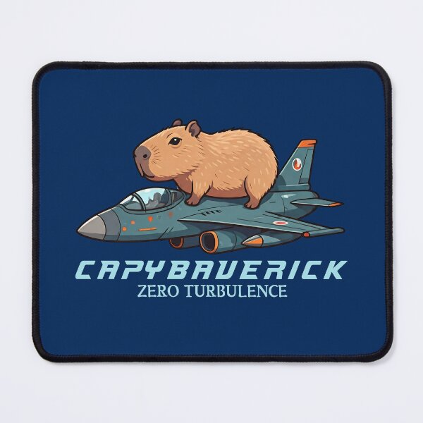 Item preview, Capybaverick - Zero Turbulence designed and sold by The magic Yellow bus.